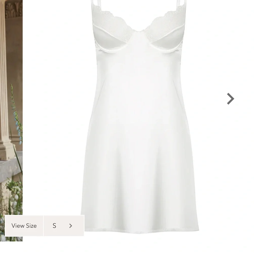 KAT THE LABEL Ivory Chemise Slip - Picture 4 of 6